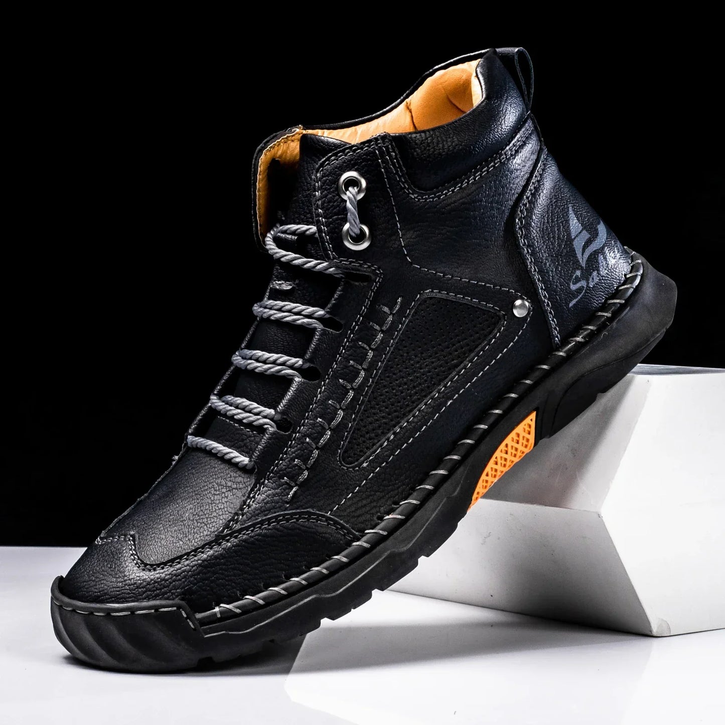 Leder High-Top Schuhe für Herren – Komfort trifft alpinen Stil