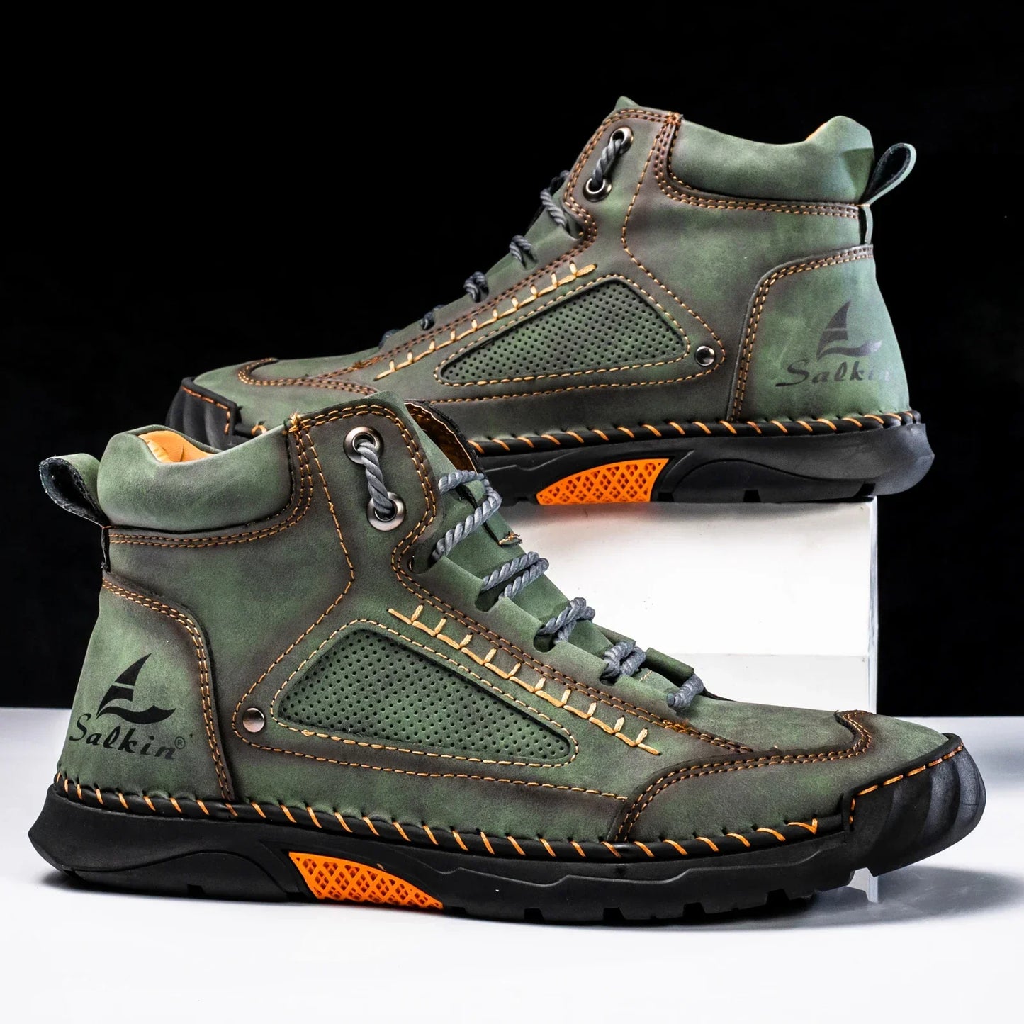 Leder High-Top Schuhe für Herren – Komfort trifft alpinen Stil