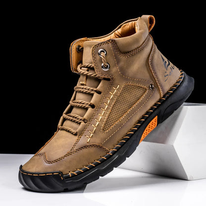 Leder High-Top Schuhe für Herren – Komfort trifft alpinen Stil
