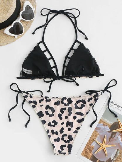 Bikini - Leopardenmuster - Sommer