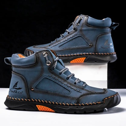 Leder High-Top Schuhe für Herren – Komfort trifft alpinen Stil
