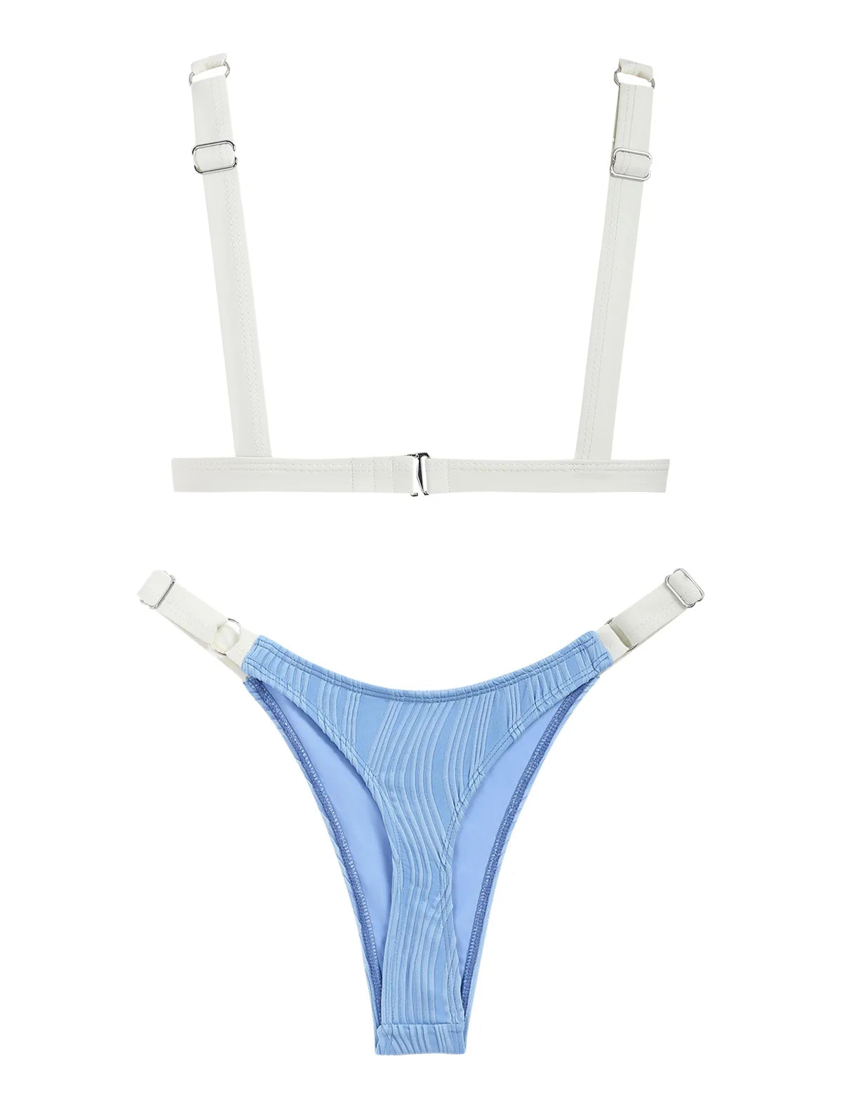 Bikini-Set - Tanga - Welle strukturiert - Sommer