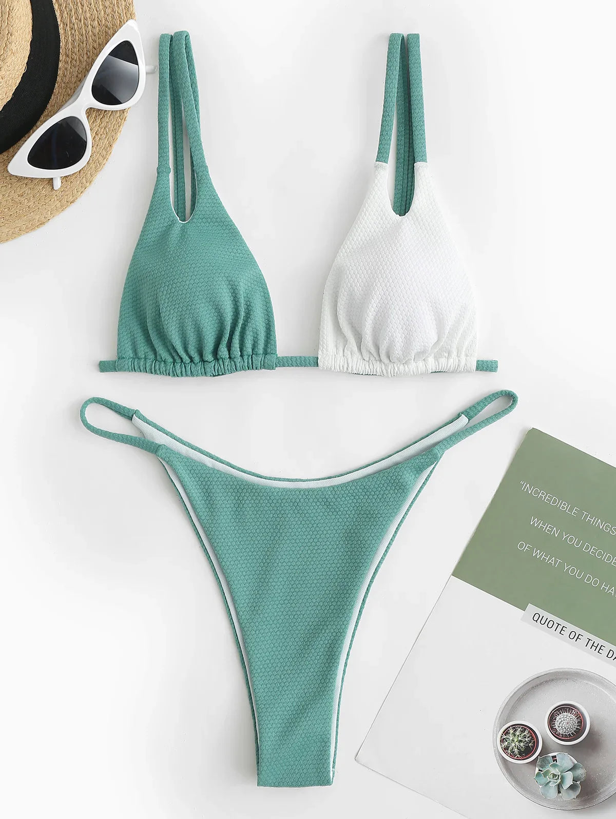 Bikini - Zweifarbig - Luxus - Sommer