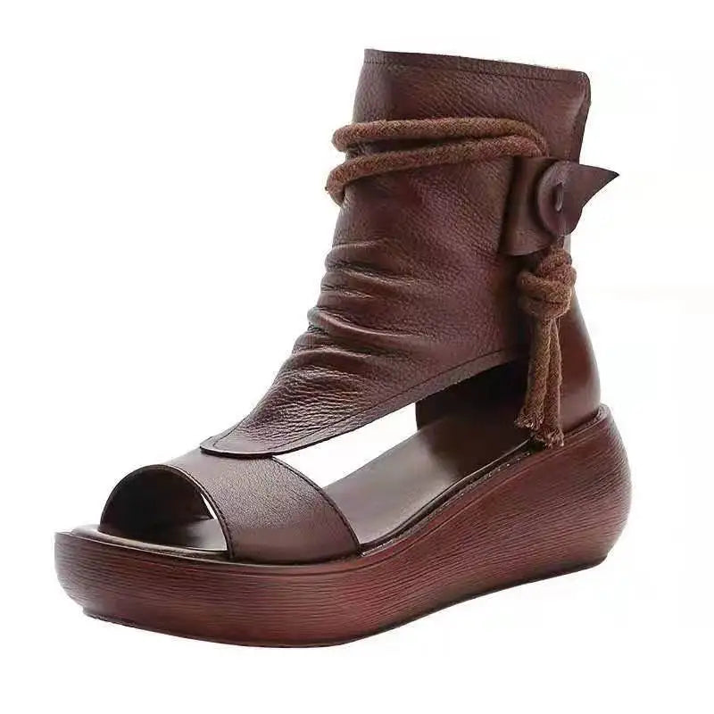 Sandalen - Vintage - Offene Zehe - Lässig - Sommer