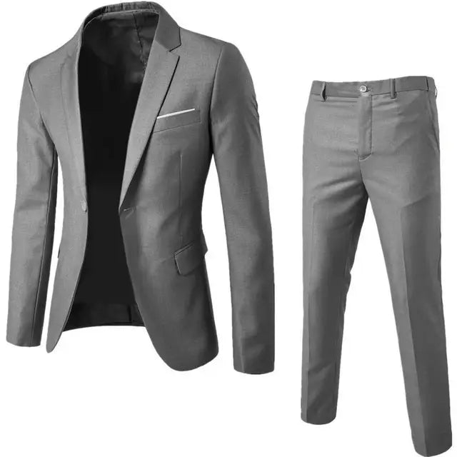 Zweiteiliger Herrenanzug - Anzug -Blazer +Hose - Informell - Sommer