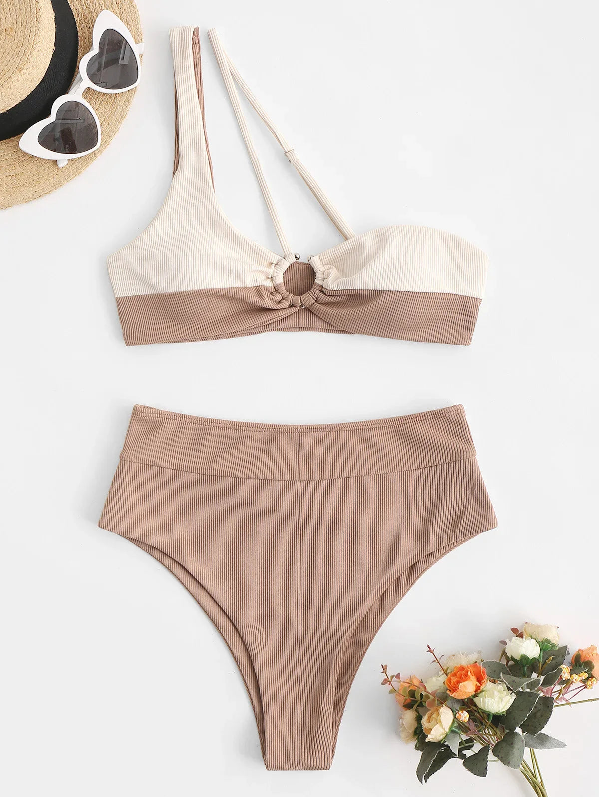 Bikini - Gerippte Textur - Sommer