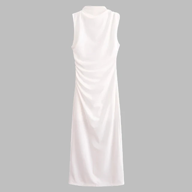 Kleid - Schlanke Passform - Polyester - Sommer