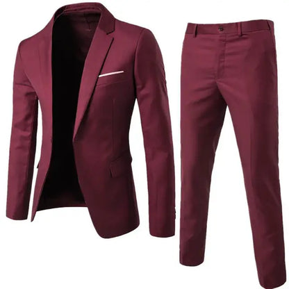 Zweiteiliger Herrenanzug - Anzug -Blazer +Hose - Informell - Sommer