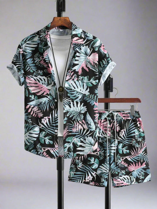 Zweiteiliges Set - Hawaii - Polyester - Sommer