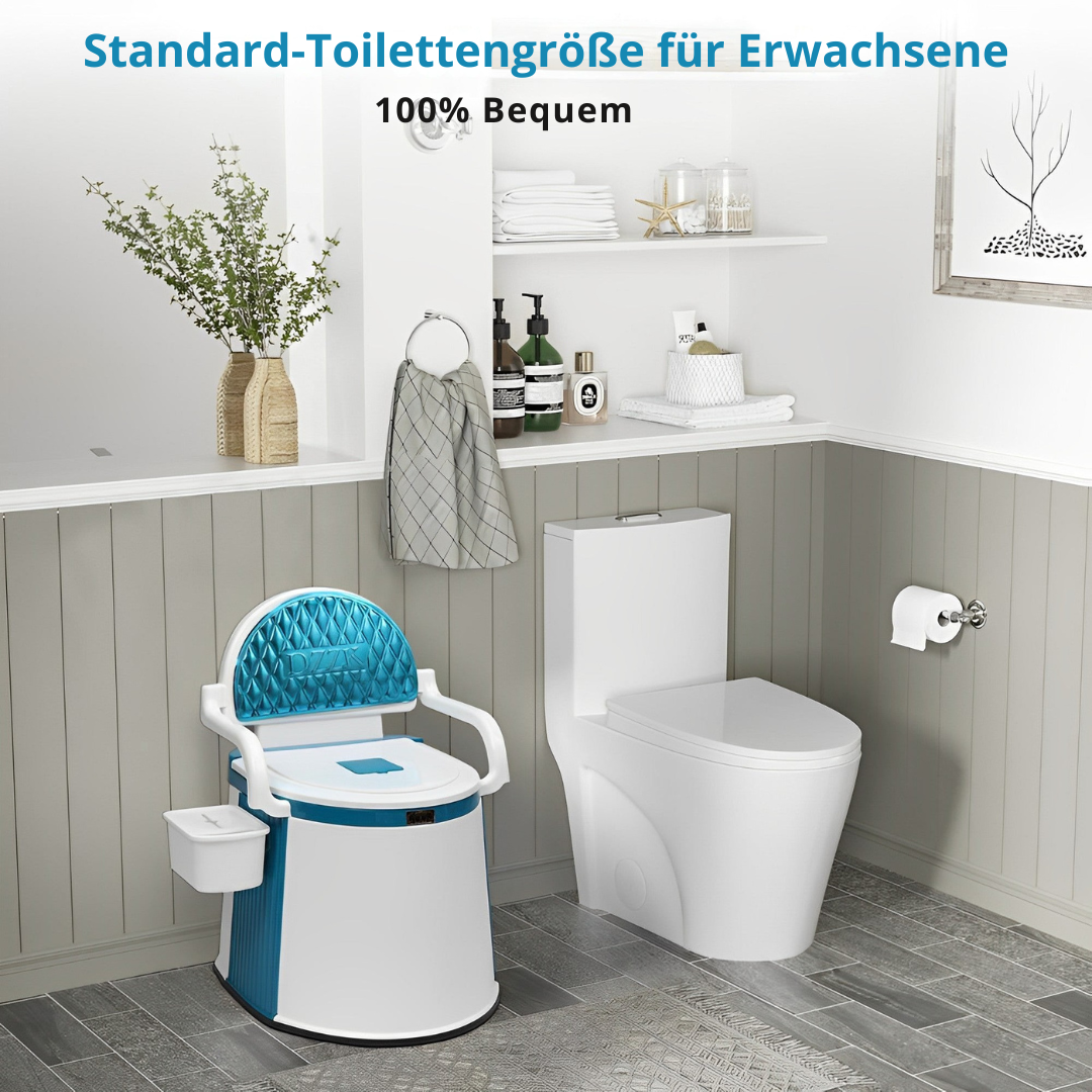MobilLoo Tragbare Toilette – Leichtgewichtige & Hygienische Toilettenlösung für Zuhause und unterwegs