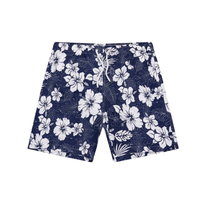 Sommershorts – Lässig – Badeshorts mit Blumenmuster