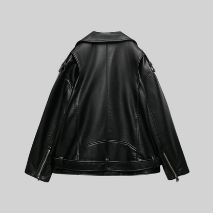 Jacket - Chic - Schwarzes Leather