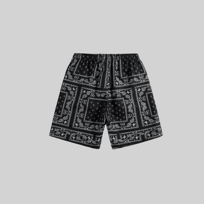 Sommer Strandshorts – Lässig – Paisley Druck