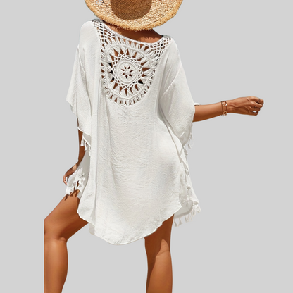 Sommer Überwurfkleid – Boho – Lockerer Strandkaftan