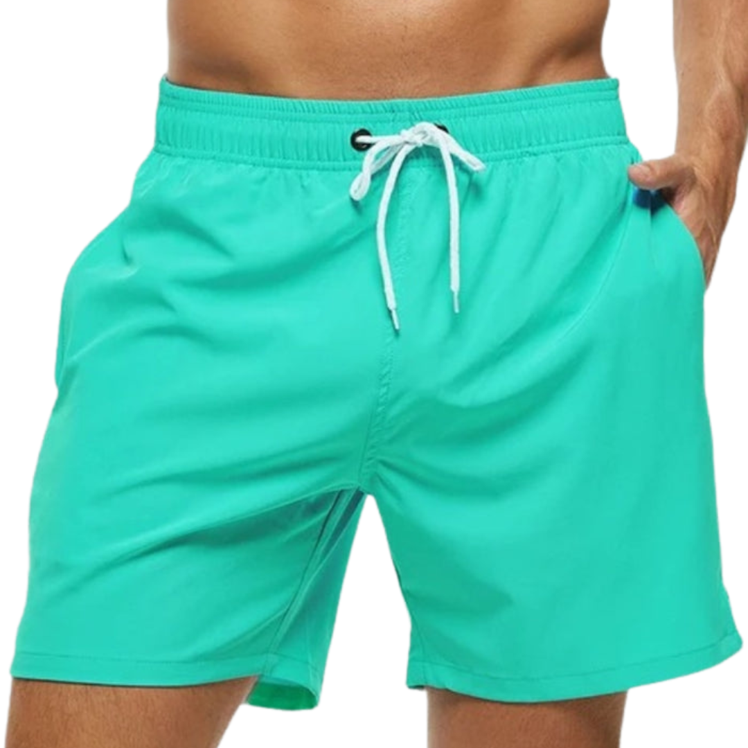 Sommer Strandshorts – Lässig – Reißverschlusstaschen