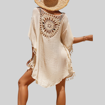 Sommer Überwurfkleid – Boho – Lockerer Strandkaftan