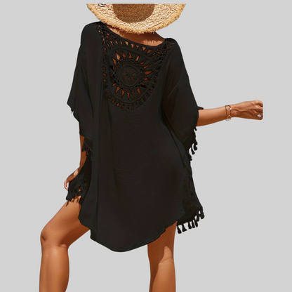 Sommer Überwurfkleid – Boho – Lockerer Strandkaftan