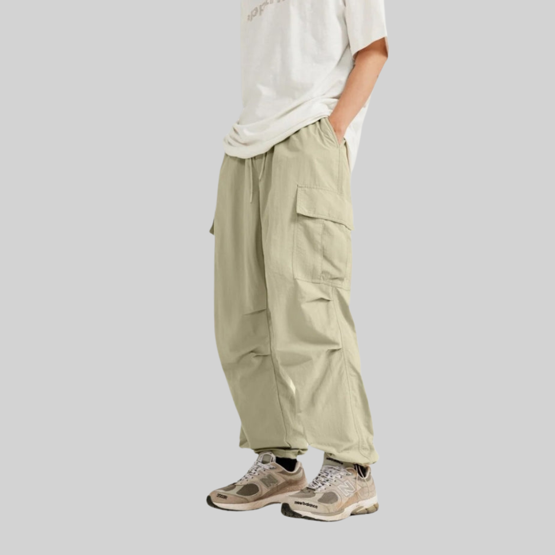 Sommer Elastische Cargohose - Casual - Baumwolle