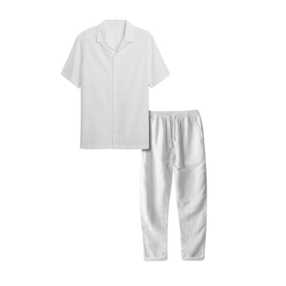 Sommer Streetwear-Set – Lässig – Elastischer Bund