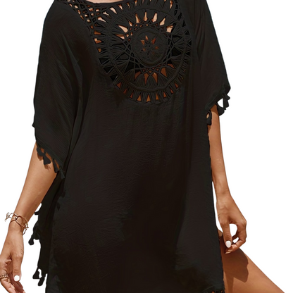 Sommer Überwurfkleid – Boho – Lockerer Strandkaftan