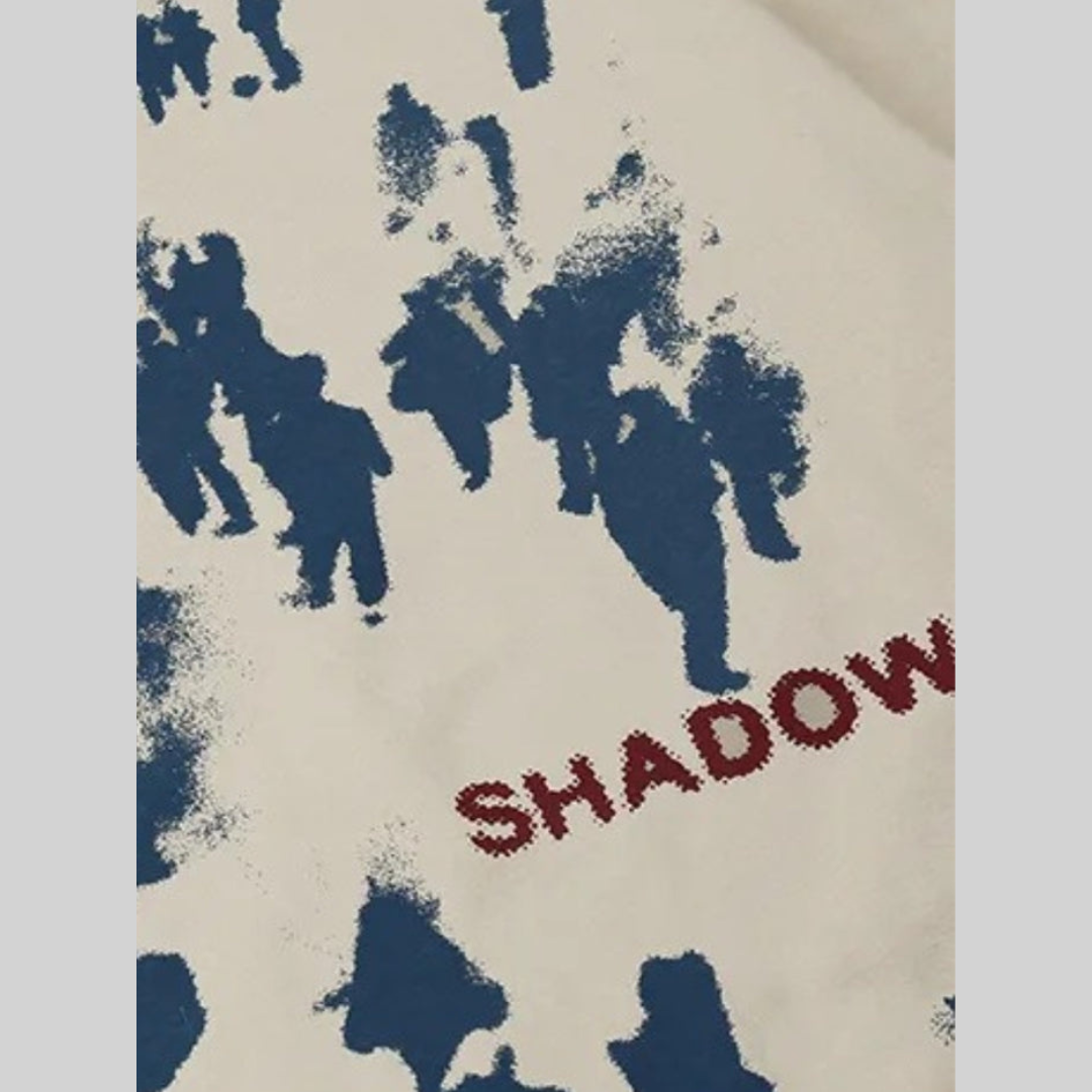 Sommer T-Shirt - Jahrgang - Schatten Druck