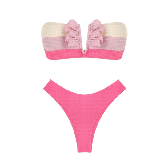 Sommer Bikini Set – Schick – Rüschenstruktur