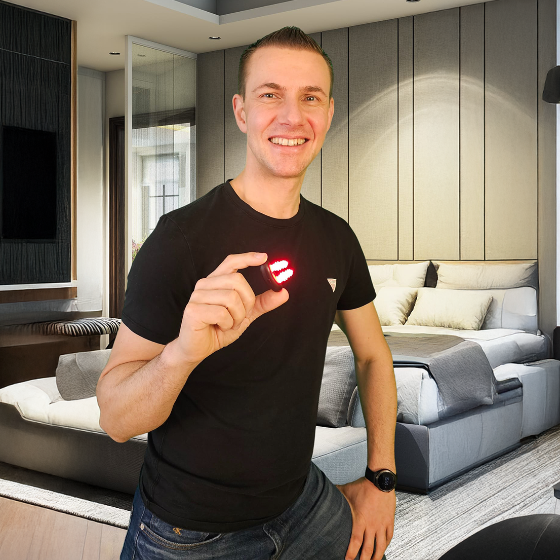 Rotlicht Nasen- & Nebenhöhlen-Therapiegerät – natürliche Linderung bei verstopfter Nase & Gesichtsdruck