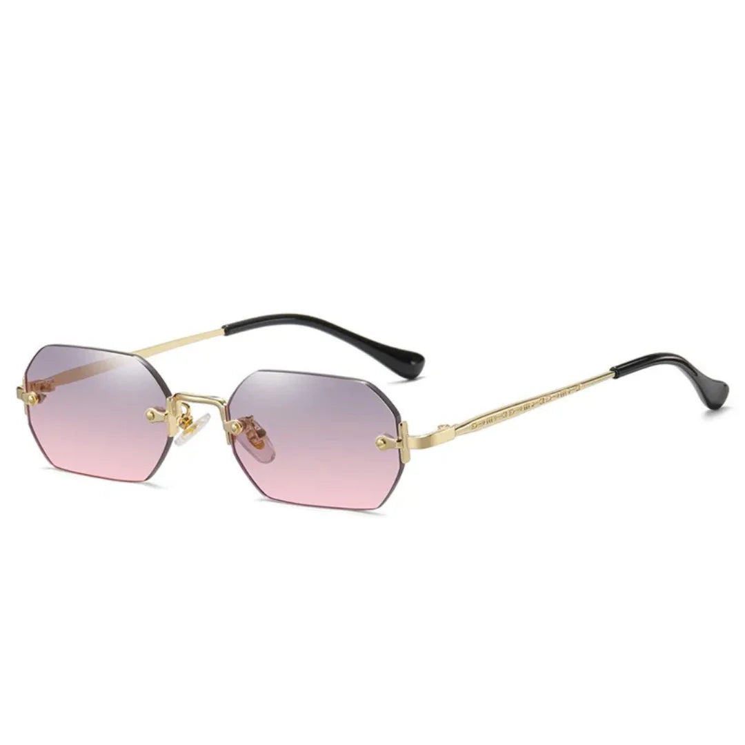 Altes Geld Sommer Sonnenbrille - Modern - Rechteckig