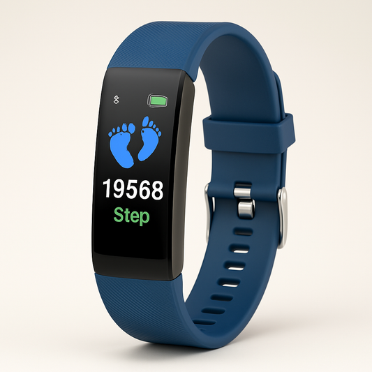 SeniorPulse Watch – Senioren-Smartwatch mit Herzfrequenz-, Blutdruck- & Schlafmonitor und großem, hellem LED-Display