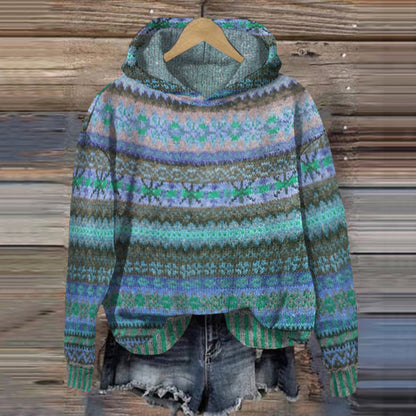 Damen Norweger-Kapuzenpulli für Frauen | Winter