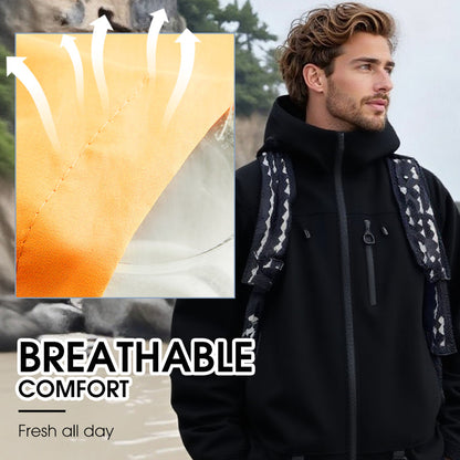 Wasserdichte Outdoor-Jacke für Frauen und Herren – windabweisend, atmungsaktiv, mit Kapuze