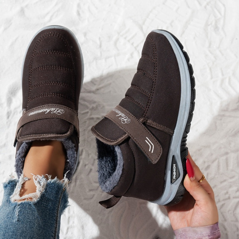 Warme Slipper-Sneaker für Frauen – leicht, rutschfest & bequem für den Winter