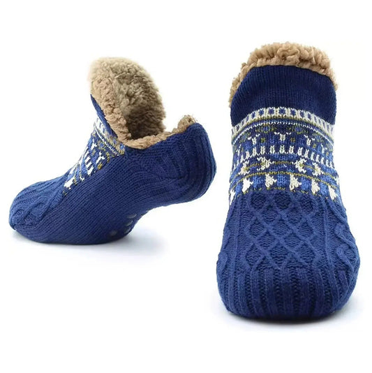 ThermoGrip – Warme rutschfeste Wintersocken für den Hausgebrauch | Unisex Komfort und Sicherheit | 3-Pack